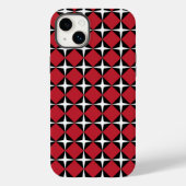 赤黒白のスターダイヤモンド Case-Mate iPhoneケース (裏面)