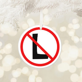 赤黒白のNo L セラミックオーナメント