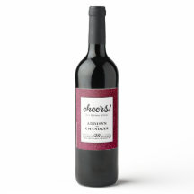 赤黒白シックモダンズ結婚グリッター