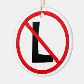 赤黒白No L セラミックオーナメント (左)