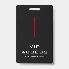 赤黒白VIPアクセスIDバッジ バッジ