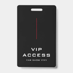 赤黒白VIPアクセスIDバッジ バッジ