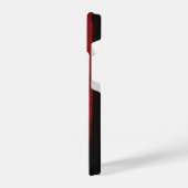 赤黒米国国旗 iPhoneケース (左側面)