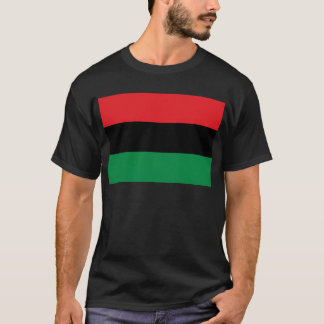 赤黒緑の汎アフリカUNIA国旗 Tシャツ