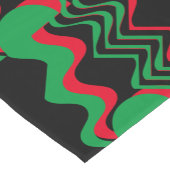 赤黒緑 ショートテーブルランナー (コーナー)