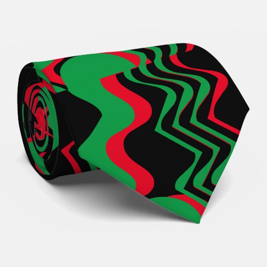 赤黒緑 ネクタイ (ロール)