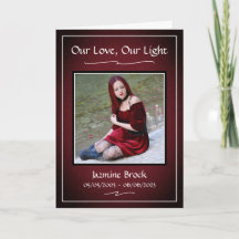 赤黒葬儀の死亡告別式プログラム