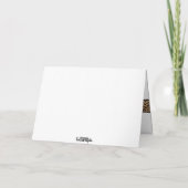 赤黒豹バレンタインデーハートカード カード (裏面)