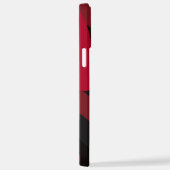 赤黒迷彩柄 iPhoneケース (右側面)