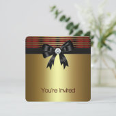 赤黒金ゴールドパーティー 招待状 (スタンド正面)