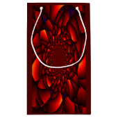 赤黒青の花弁 スモールペーパーバッグ (裏面)