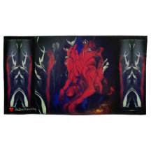 赤黒青白はっきりした抽象芸術