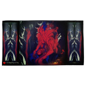 赤黒青白はっきりした抽象芸術 枕カバー (正面右)