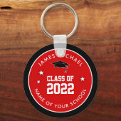 赤黒高校卒業 キーホルダー (正面)