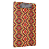 赤黒黄先住民アメリカンブランケットパターン クリップボード (右)