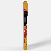 赤黒黄抽象芸術日本のフローラ Case-Mate iPhoneケース (裏面 / 右)