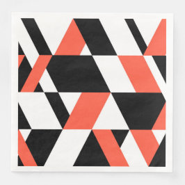 赤黒、モダントレンディー、都市幾何学デザイン