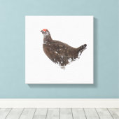 赤鼠径部 キャンバスプリント (インサイチュ (ウッドフロア))