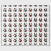 赤鼻おもしろいトナカイのルドルフ ラッピングペーパー (フラット)