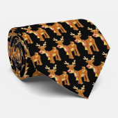 赤鼻とジンルベルトナカイ ネクタイ (ロール)