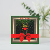 赤鼻のトナカイのクリスマスカード『カワイトルドルフ』 シーズンカード (スタンド正面)