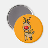 赤鼻のトナカイ マグネット (正面/裏面)