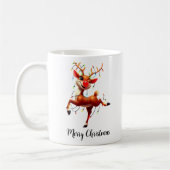赤鼻のトナカイ ルドルフ クリスマス コーヒーマグカップ (左)