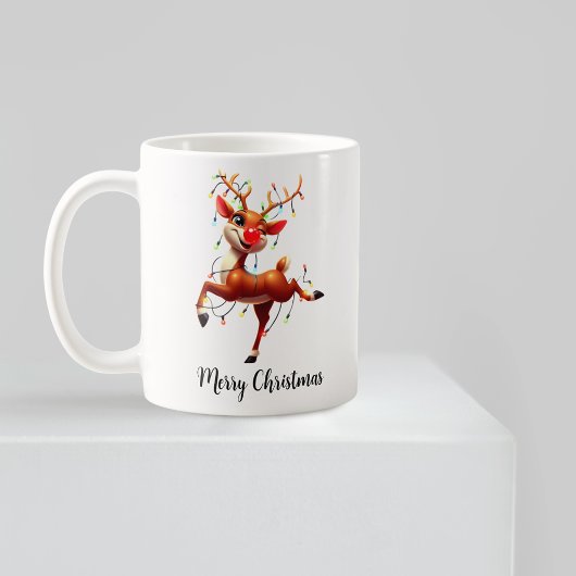 赤鼻のトナカイ ルドルフ クリスマス コーヒーマグカップ