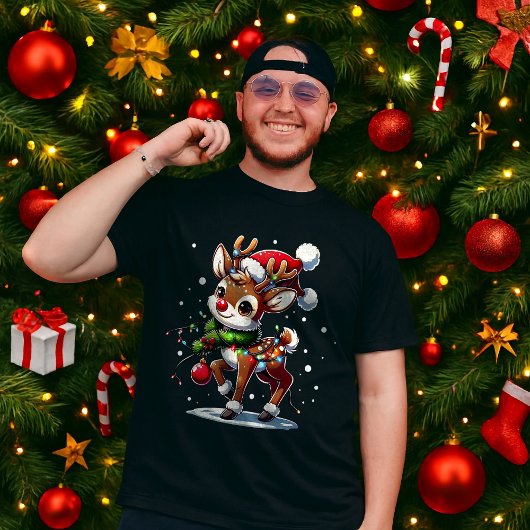 赤鼻のトナカイ ルドルフ クリスマス Tシャツ