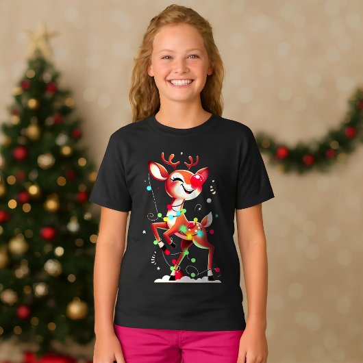 赤鼻のトナカイ ルドルフ クリスマス Tシャツ