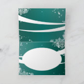 赤鼻のマナティーのクリスマスカード シーズンカード (内部)