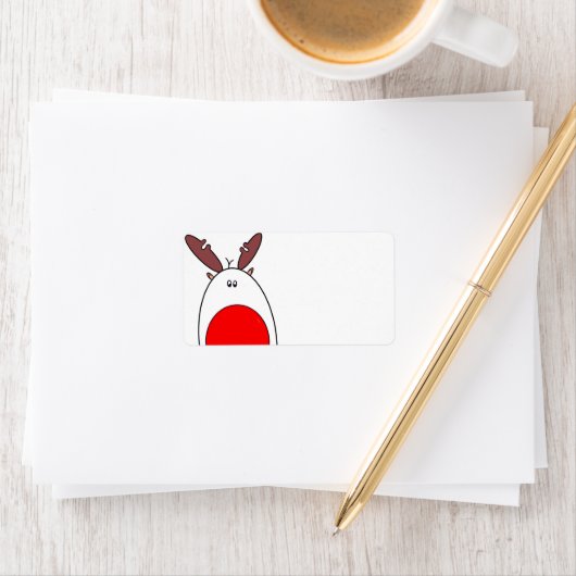 赤鼻トナカイのクリスマス演説 ラベル (インサイチュ)