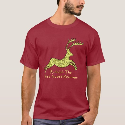 赤鼻トナカイのルドルフ Tシャツ (正面)