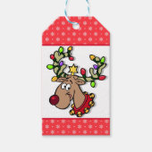 赤鼻トナカイ ギフトタグ (正面)