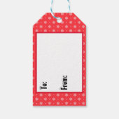 赤鼻トナカイ ギフトタグ (裏面)