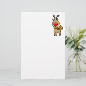 赤鼻トナカイ 便箋 (スタンド正面)