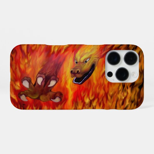 赤龍の爪 iPhoneケース (裏面横)