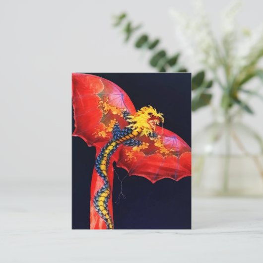 赤龍凧 ポストカード (スタンド正面)