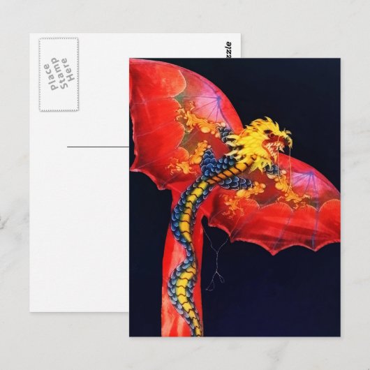 赤龍凧 ポストカード (正面/裏面)