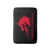 赤龍頭デザインユニークバスマット バスマット (正面縦)