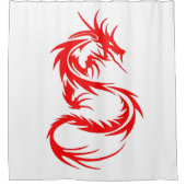 赤龍 シャワーカーテン (正面)