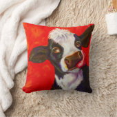 赤16"平方インチのカウピロー クッション (ブランケット)