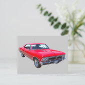 赤1966山形シェヴェルSS 396 ポストカード (スタンド正面)