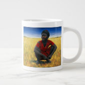 赤1992年の女の子 ジャンボコーヒーマグカップ (右)