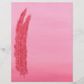 赤2羽ピンク文房具スクラップブック紙 (裏面)