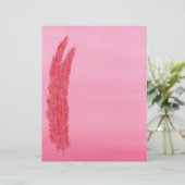 赤2羽ピンク文房具スクラップブック紙 (スタンド正面)