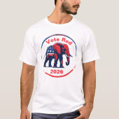 赤2026に投票しよう Tシャツ (正面)