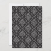 赤21歳の誕生日パーティーシャルボードレトロ 招待状 (裏面)