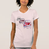 赤2CV x 3 Tシャツ (正面)