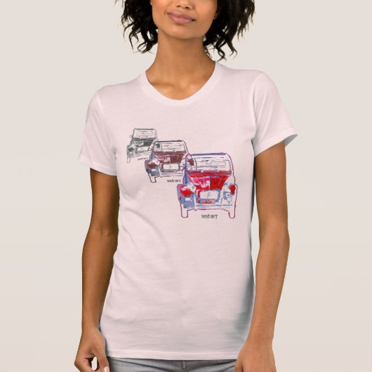 赤2CV x 3 Tシャツ (正面)